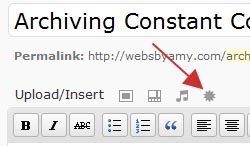 Red arrow points to the Upload Media button
