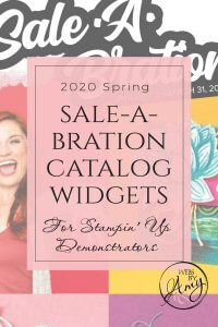 2020 Sale-A-Bration Catalog Widgets