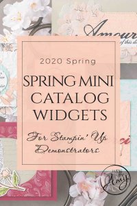 2020 Stampin' Up! Spring Mini Catalog Widgets