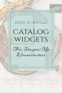 2020-21 Stampin' Up! Catalog Widgets
