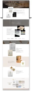 JudyEvansDesign.com home page mockup